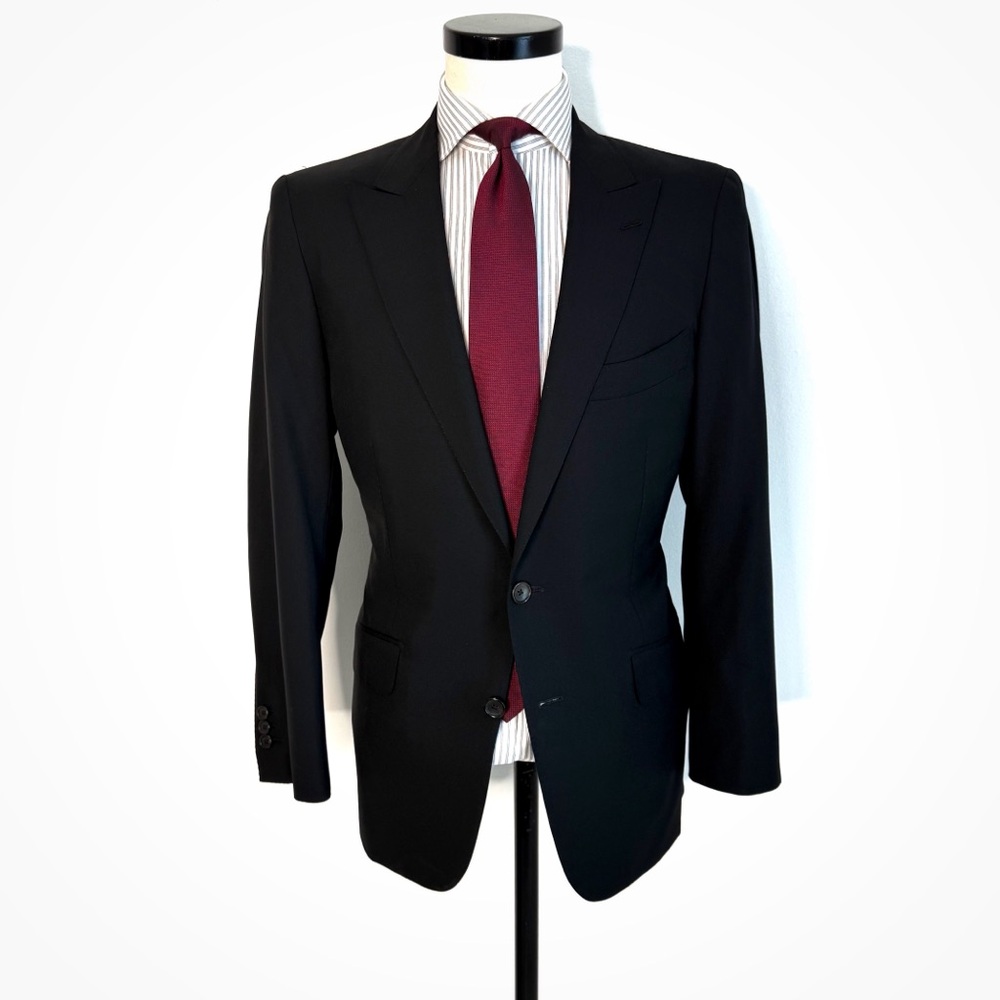 Tom Ford Tapered Black Sport Jacket 40 | $5295 - Picture 3 of 13